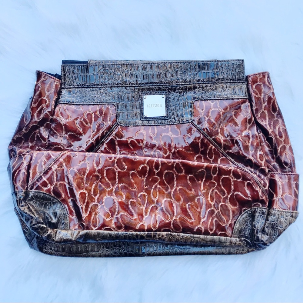 [Miche] NWT Brown Textured Prima Drew Shell Bag